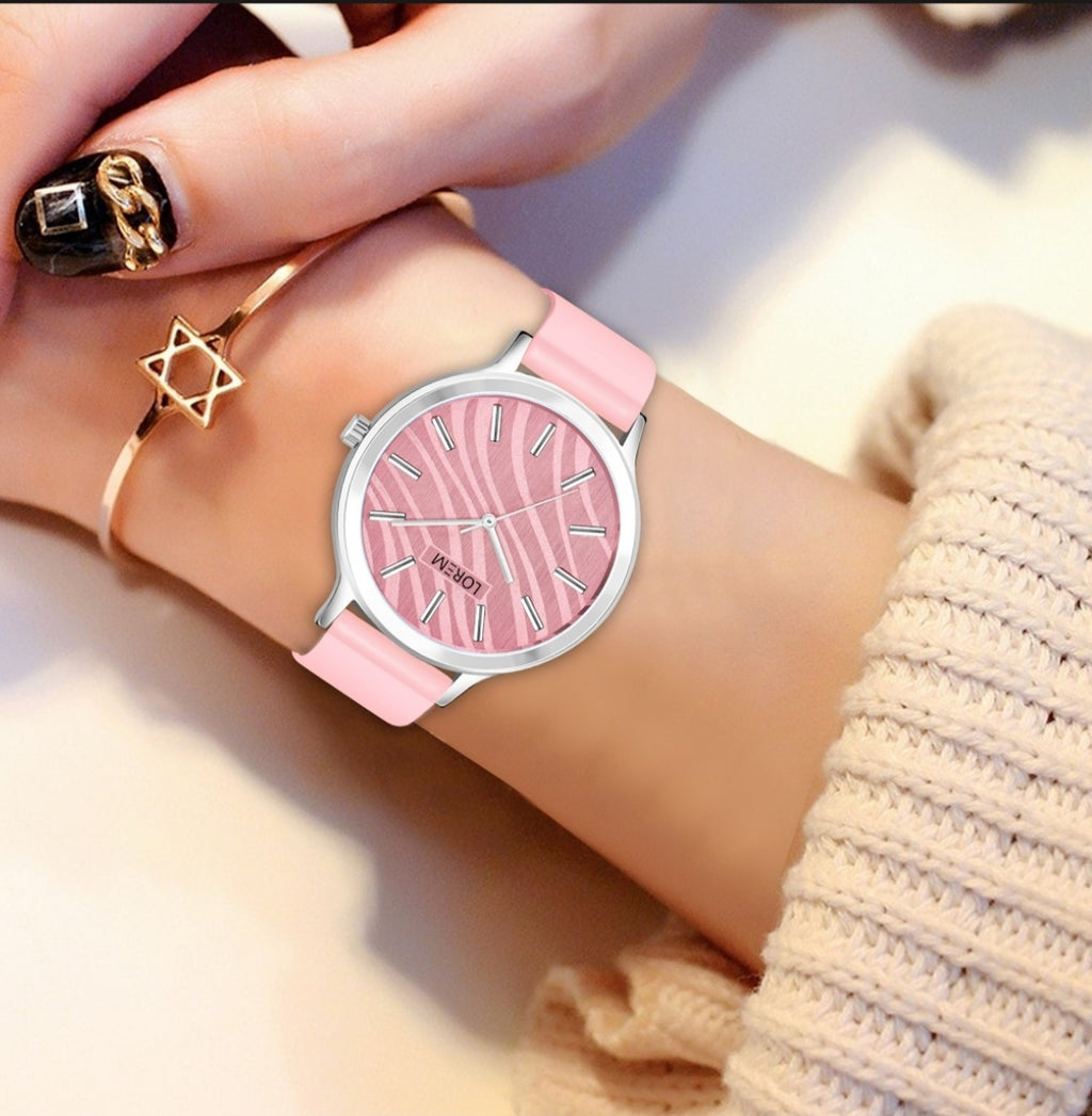 LR 351 Lorem Royal Ladies Baby Pink Style Watch