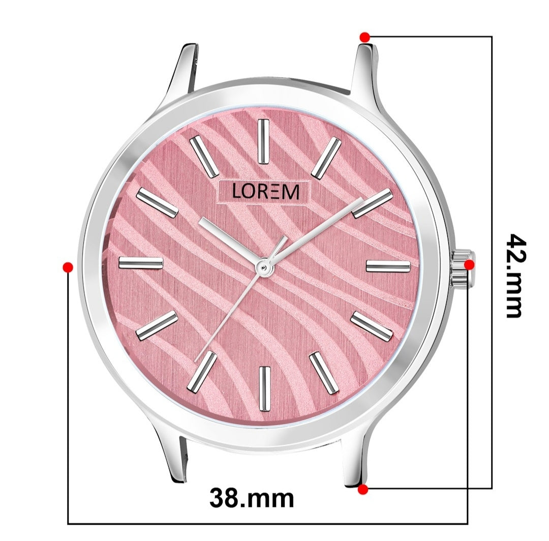 LR 351 Lorem Royal Ladies Baby Pink Style Watch